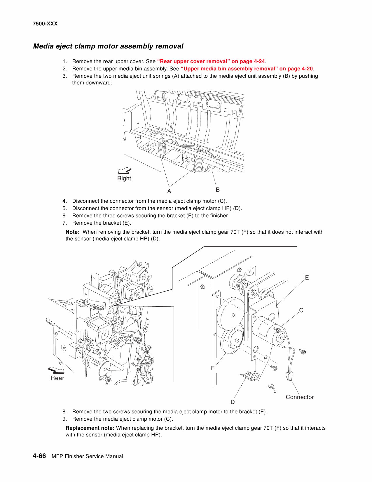 Lexmark X X850e X852e X854e 7500 Service Manual-4